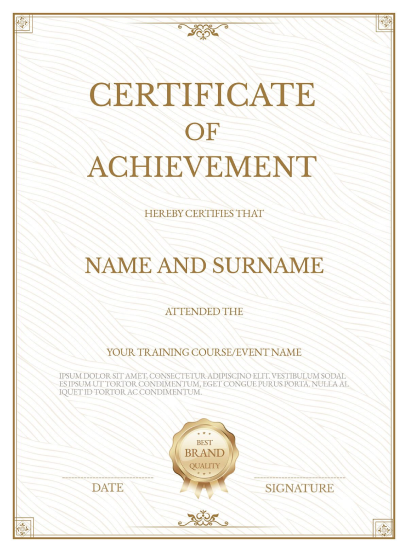 Aoquan certification document 2
